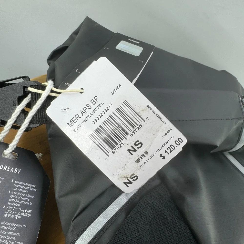 Adidas Backpack Mercedes-AMG Petronas F1 Team Black Reflective Laptop Books Bag